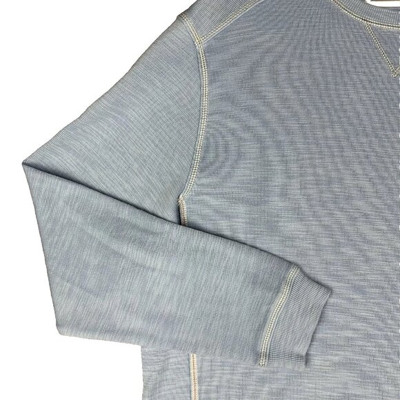 Tommy Bahama Tobago Bay Crewneck Sweatshirt Men’s Small Light Sky Blue Pullover - Picture 4 of 6